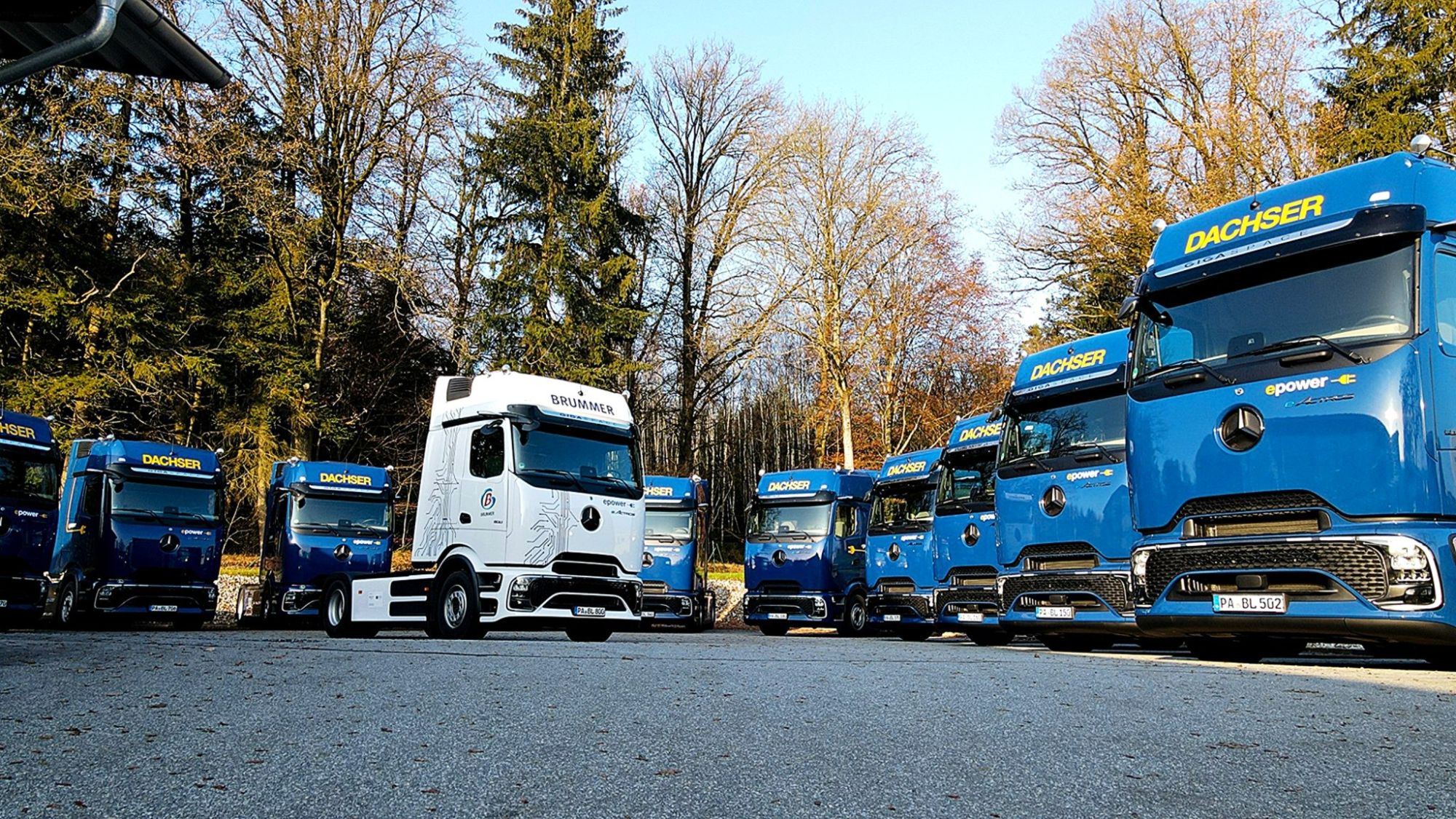 Zwölf neue E-Lkw für die Langstrecke im Dachser-Netzwerk